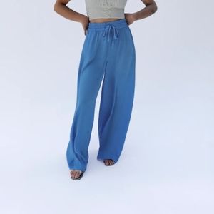 Zara High Waisted Palazzo Pants